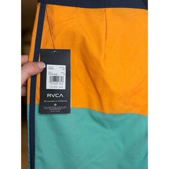 RVCA Men's Performan Swim Trunk Shorts Size 30 NEW - Picture 5 of 6
